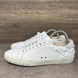 Ash Womens Sneakers Size 7 (38) Dazed Embellished Lace Up Blue White